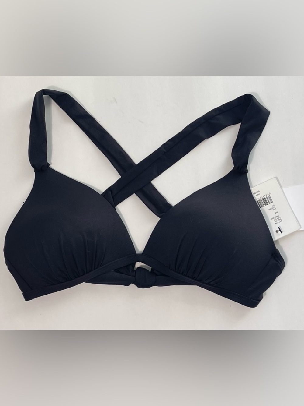 Gibson Latimer Women’s bikini top Black NWT Size S